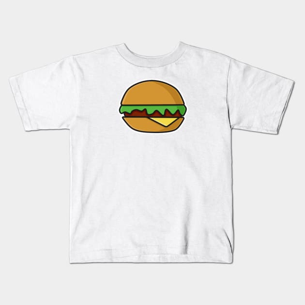 burger Kids T-Shirt by HarveyLee